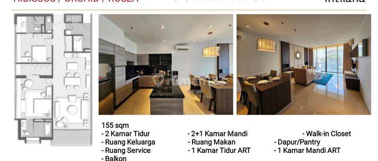 Unit Baru Apartemen Sumatra36 2+1 Br Furnished 1