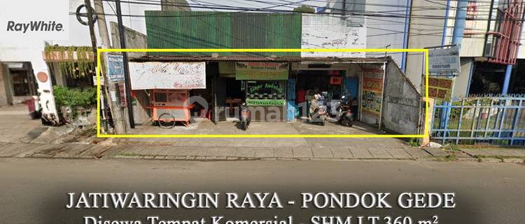 FOR RENT K2 Commercial Land Suitable for Business and Restaurant Near MCD Jatiwaringin 1