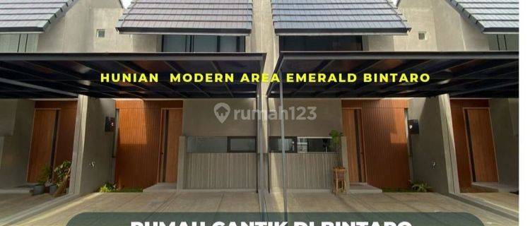 Rumah Baru Cluster di Bintaro.Nempel Emerald sektor 9.dkt stasiun 1