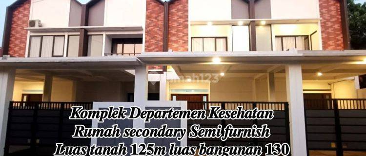 Rumah Semi Furnish Di Komplek Departemen Kesehatan Ciputat 1