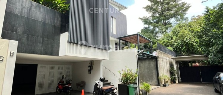 Rumah Modern Minimalis 3 Lantai Belakang Citos Jaksel HD15608 1
