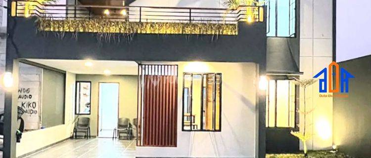 Rumah Furnished Modern Concept Rooftop Cozy Dekat Tol JORR 2 1