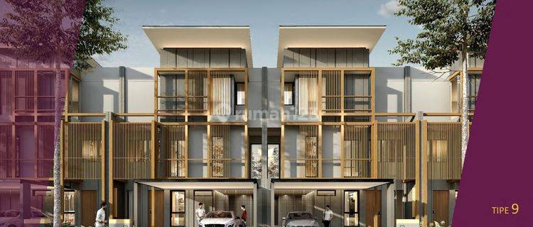 Diskon 12,5 Persen Rumah Mewah Bagus 3 Lantai Aerra Kawasan Eonna Lebar 9 Bsd City 1