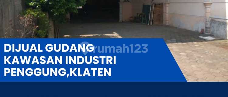 Dijual gudang penggung Klaten 2300m BU! 1
