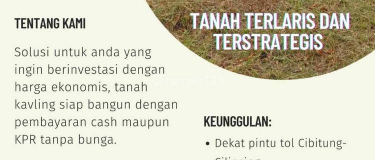 Tanah Dengan Harga Terjangkau Dan Cicilan Flat Tanpa Bunga 1