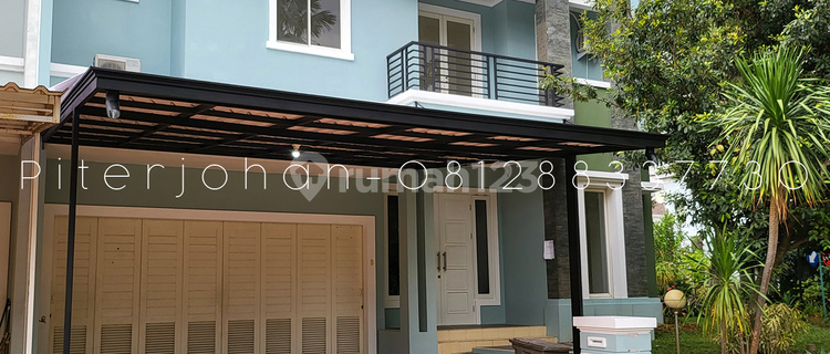 Mewah 3 Lantai Kondisi Terawat, Aquamarine di Pondok Hijau Golf  1