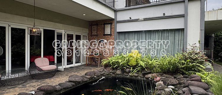 sell fast! luxurious 18m type house in de park - de brassia area, bsd city. 1