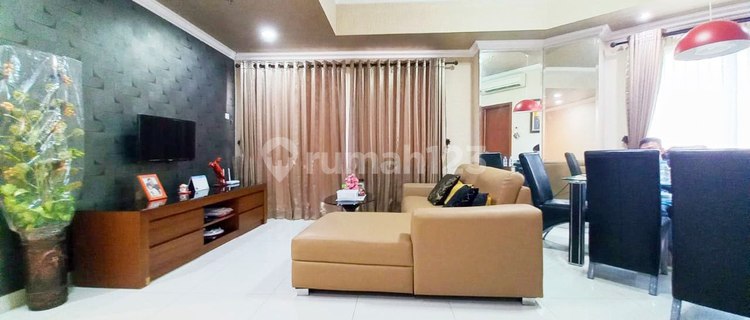 DIJUAL 2+ furnish Royal Mediterania Garden Jarang Ada Jakbar 1