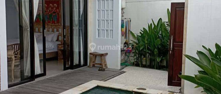 For Rent Villa 1 BR Yearly Rice Field View Near To Pererenan Beach Canggu Bali 1