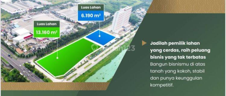 Dijual Tanah Jl Inspeksi Kalimalang Cikarang Jababeka Bekasi 1