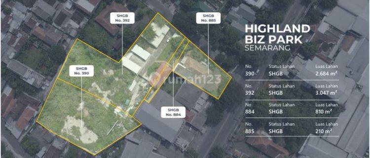 Dijual Tanah Kavling di Jalan Setia Budi Banyumanik Kota Semarang 1