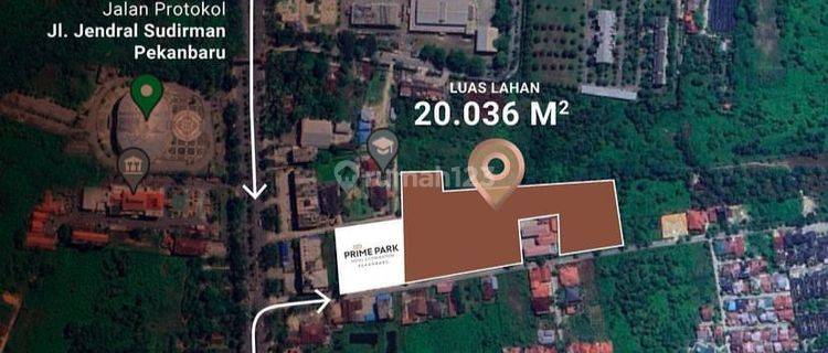 Dijual Tanah Jalan Jendral Sudirman Kota Pekanbaru Riau 1