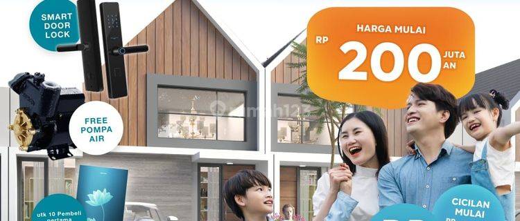 Rumah 200 jt'an di baratnya surabaya tanpa DP 1