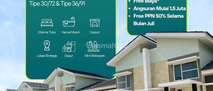 Rumah termurah di Sidoarjo harga mulai 300 jt'an tanpa DP 1