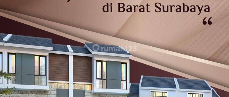 Rumah Siap Huni 200 Jt'An Di Baratnya Surabaya Tanpa Dp Free  1