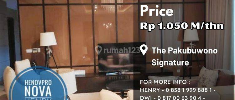 Pakubuwono Signature 4 BR + 1 Study Luxury Unit Middle Floor 1