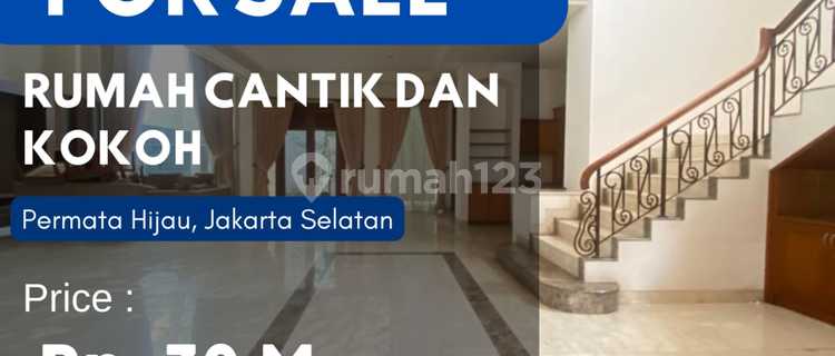 For sale Rumah Cantik dan Kokoh di Daerah Permata Hijau 1
