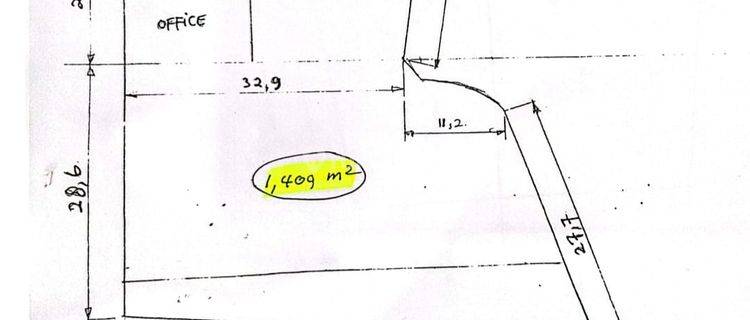 Dijual Tanah di Arjuna Kebon Jeruk. Jakbar Luas Tanah Total 3.622m2 Ad Sertifikat SHM 1