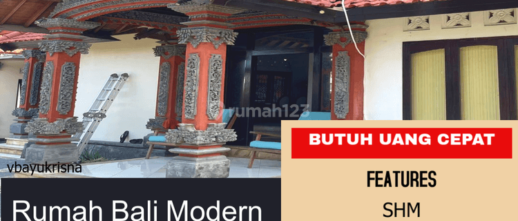 Rumah Bali Murah Dijual Bu di Sukawati Gianyar Bali 1