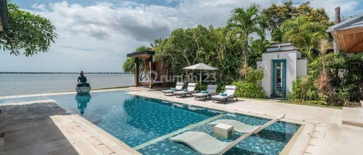 Villa Mewah Tepi Pantai Dengan Dermaga Kecil di Nusa Dua Bali 1