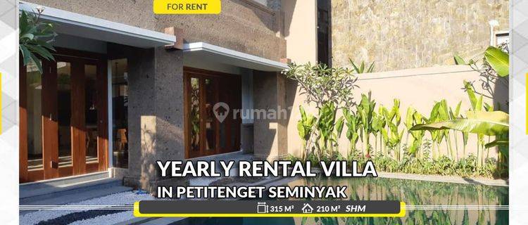 Villa For Rent Location In Petitengat Seminyak 1