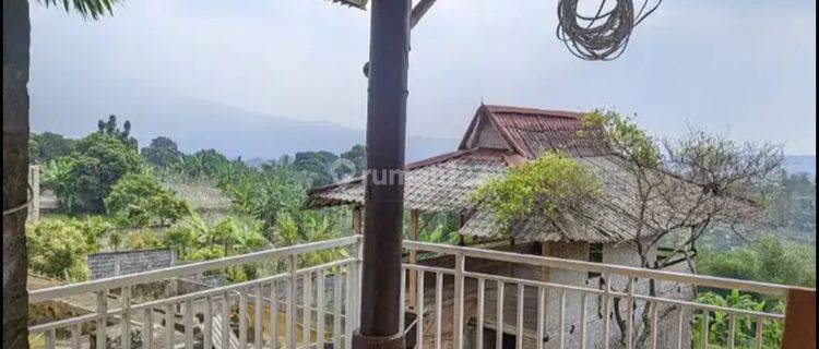 Villa kayu siap huni sangat strategis banget view lepas  1