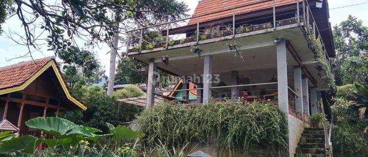 Villa rumah kayu siap huni sangat strategis view gunung+kota 1