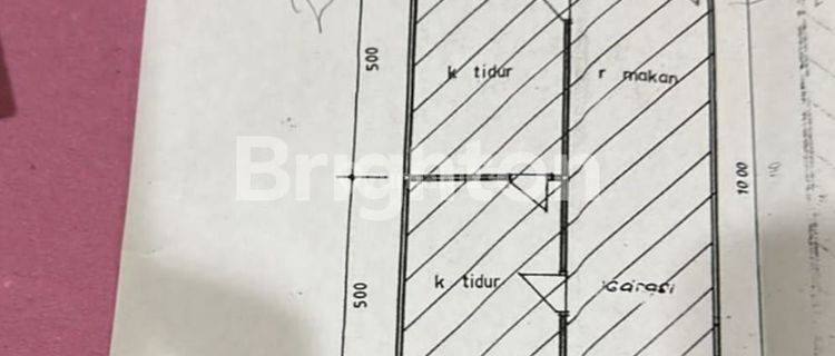 Dijual rumah lama tapi bagus, di kalongan kecil di dekat pusat kota surabaya lama 1