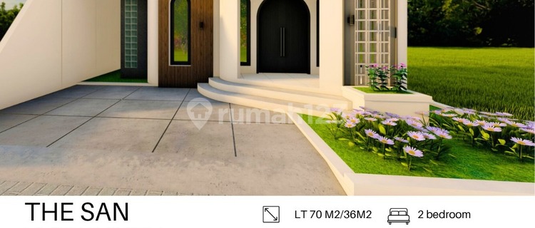 End of Year Promo! New House Near Sleman Only 299 Million - Freehold Certificate! 1