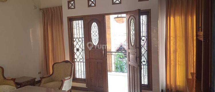 Rent House At Pd Indah Lt 240m² Lb 360m² 3 Br 4 bt Furnish 7.24 1