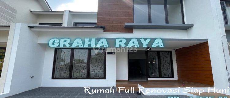 For Sale Rumah Siap Huni Best Area Graha Raya 1