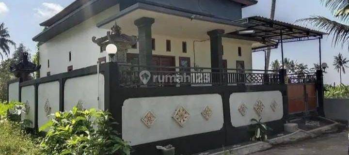 Di jual rumah semi villa super murah view sawah dan gunung 1