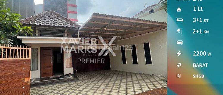 X010 Rumah Strategis Jl. Borobudur, Open Space Area Parkir Luas 1