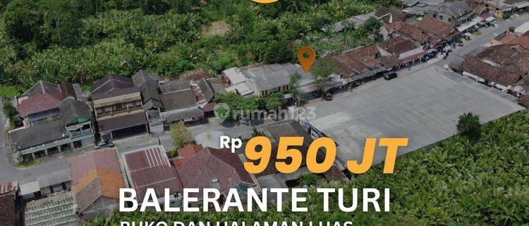 Jual Ruko Turi Balerante Halaman Belakang Luas Akses Simpangan 1