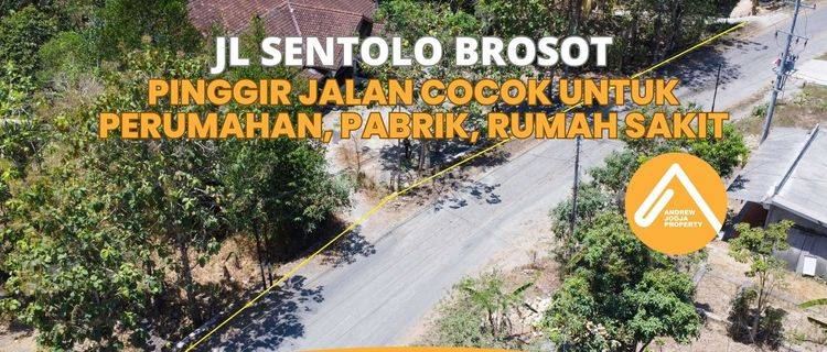 Tanah Pinggir Jalan Kulon Progo Sentolo Kawasan Industri 1