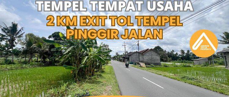 Tempel Pinggir Jalan Tempat Usaha 2 Km Exit Tol Tempel Sleman 1