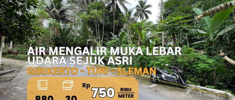 Tanah Pekarangan Turi Girikerto Air Sejuk Mengalir  1