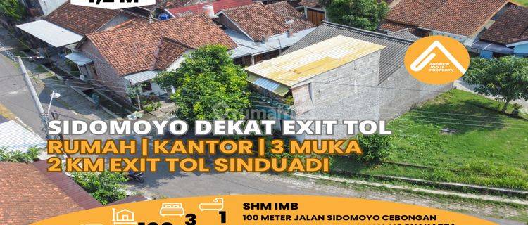 Rumah Sidomoyo 3 Muka Dekat Rencana Exit Tol Sinduadi 1