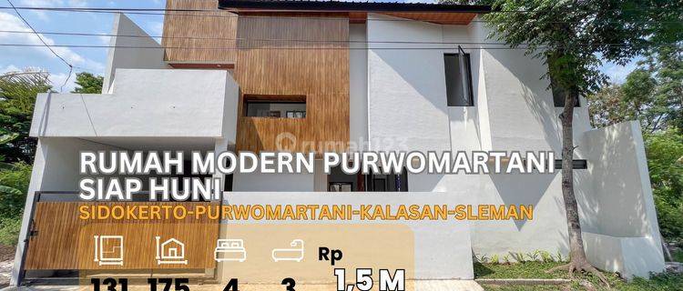 Rumah Modern Siap Huni Purwomartani 1