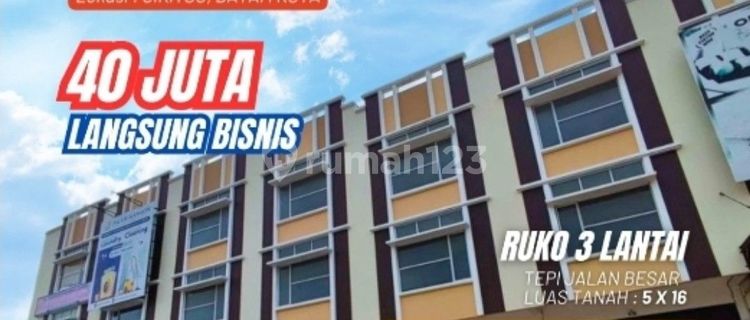 3-Storey Shop House  
Pay 40 million immediately, move in  
Installment Cash 60x 1