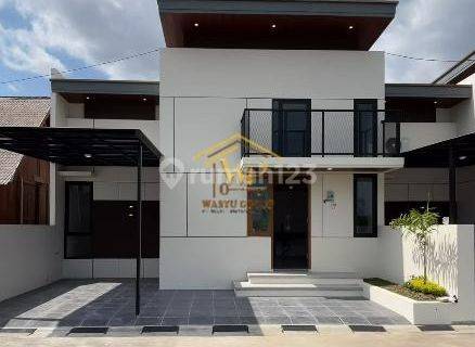  Rumah Modern Kontenporer Mezzanine Di Godean Dalam Perumahan 1