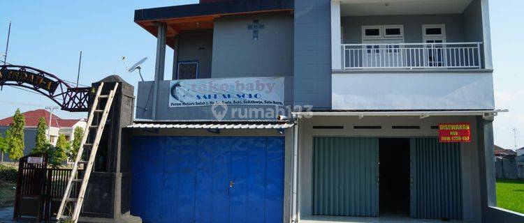 Dijual Ruko Baru Renovasi di Jl. Raya Djlopo, Solo Baru 1