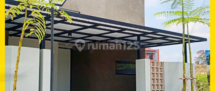 Rumah Cluster Industrial Modern Murah di Samanata Living Gondangrejo 1