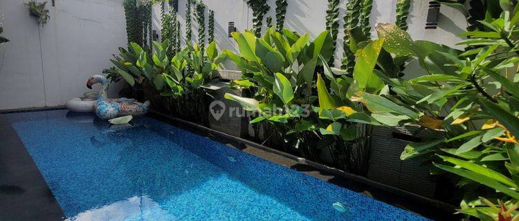 Savia Rumah Hoek Selatan-Timur Furnished Renovated Pool 4.8M 1