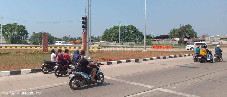 Tanah di Depan pintu toll jalan narogong 1