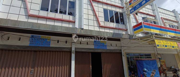 Dijual Ruko 2lt Posisi Hook Lokasi Tepi Jalan Besar Jl. Melati Panam 1