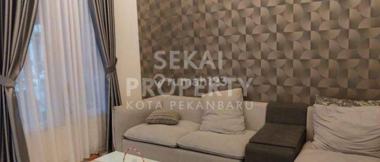 Rumah cluster furnished siap huni di tengah kota dekat Jalan Sudirman 1