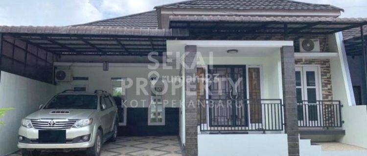 Rumah cluster semi furnished siap huni murah di tengah kota Jalan Merak 1