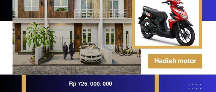 Rumah 2 Lantai Harga Murah Lokasi Strategis Berhadiah 1 Unit Motor 1