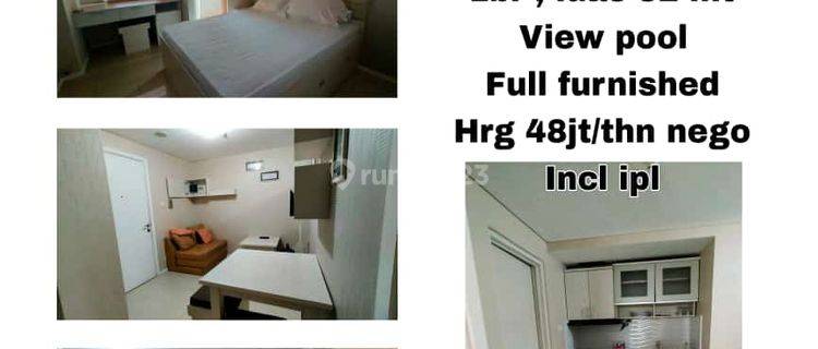 Appartemen Parahyangan Residence,full furnished, view swimming pool ( Ne ) 1